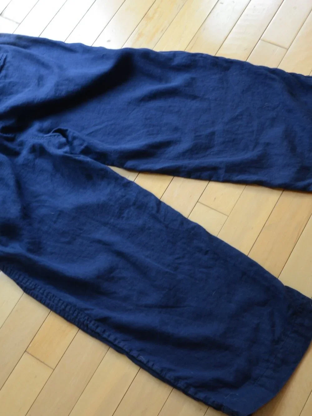 Quince 100% European Linen Wide Leg Pants Size 2X